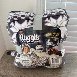 NWT Huggle Hoodie Oversized Blanket Hoodie for Men & Women, Soft Fleece